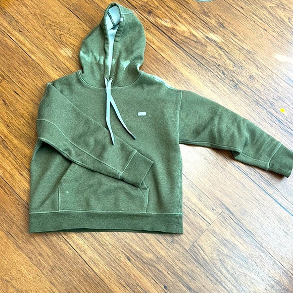 Figs Jackets & Blazers - Figs Off Shift Hoodie olive green